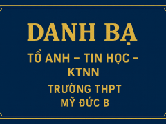 DANH BẠ TỔ TIN – NGOẠI NGỮ – KTNN