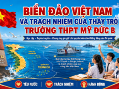 BÀI TUYÊN TRUYỀN VAI TRÒ CỦA BIỂN ĐẢO VIỆT NAM VÀ TRÁCH NHIỆM CỦA THẦY TRÒ TRƯỜNG THPT MỸ ĐỨC B